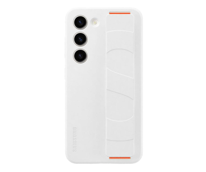 Etui do telefonów SAMSUNG Silicone Grip Case do Samsung S23 Biały